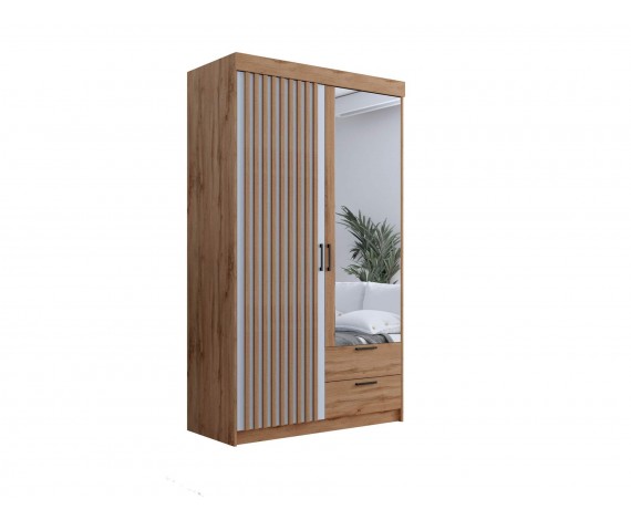Szafa LAMEL 2 / 100 cm z lustrem 